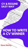 CV & RESUME : THE EASY WAY (eBook, ePUB)