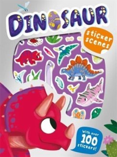 Dinosaur Sticker Scenes - Igloo Books