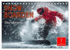 Snowboarden - tolle Momente (Tischkalender 2025 DIN A5 quer), CALVENDO Monatskalender - Calvendo;Roder, Peter