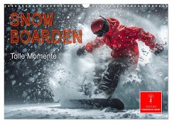 Snowboarden - tolle Momente (Wandkalender 2025 DIN A3 quer), CALVENDO Monatskalender