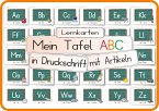 Mein Tafel ABC in Druckschrift mit Artikeln