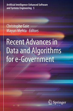 Recent Advances in Data and Algorithms for e-Government