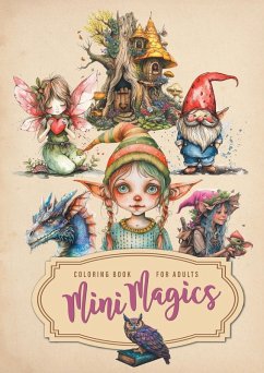 Mini Magics Coloring Book for Adults Cover Mini Magics Coloring Book for Adults