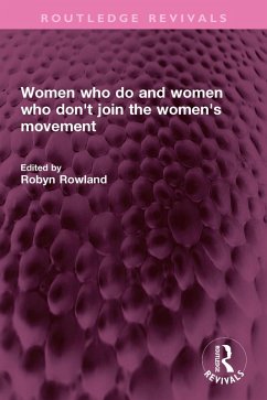Women who do and women who don't join the women's movement (eBook, PDF)