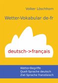 Wetter-Vokabular de-fr (eBook, ePUB)