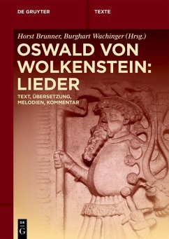 Oswald von Wolkenstein: Lieder (eBook, PDF)