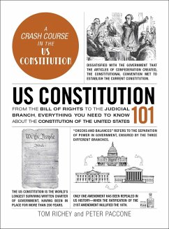US Constitution 101 (eBook, ePUB) - Richey, Tom; Paccone, Peter