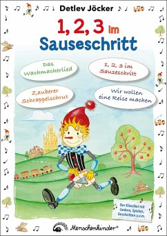 Detlev Jöcker: 1, 2, 3 im Sauseschritt (ab 0-7 Jahren) (eBook, PDF) - Jöcker, Detlev