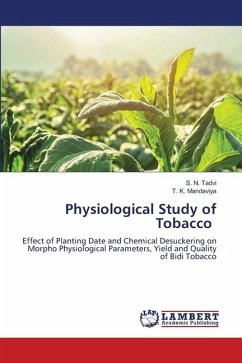 Physiological Study of Tobacco - Tadvi, S. N.;Mandaviya, T. K.