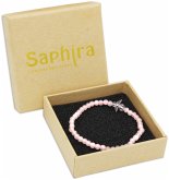 Rosenquarz Schutzengel Edelsteinarmband