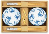 "Blaue Blüte" Chinesisches Geschenkset