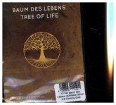 Baum des Lebens Aufkleber 30mm 3-D Doming Gold