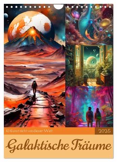 Galaktische Träume (Wandkalender 2025 DIN A4 hoch), CALVENDO Monatskalender - Calvendo;aka stine1, Christine