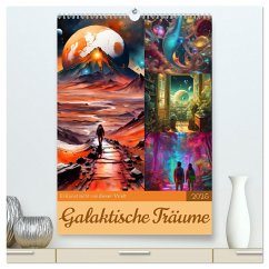 Galaktische Träume (hochwertiger Premium Wandkalender 2025 DIN A2 hoch), Kunstdruck in Hochglanz - Calvendo;aka stine1, Christine