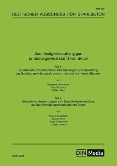 Cover Zum festigkeitsabhängigen Ermüdungswiderstand von Beton