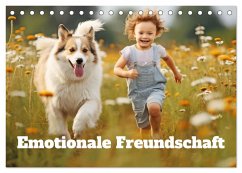 Emotionale Freundschaft (Tischkalender 2025 DIN A5 quer), CALVENDO Monatskalender