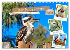 Der Kookaburra - Im australischen Busch mit dem lachenden Hans (Wandkalender 2025 DIN A3 quer), CALVENDO Monatskalender