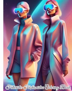 Futuristic Fashionistas Coloring Book For Adults - Nguyen, Thy