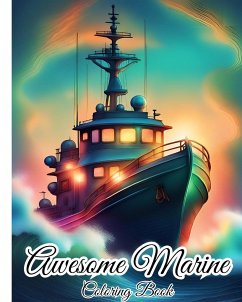 Awesome Marine Coloring Book For Kids - Nguyen, Thy