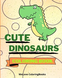 Cute Dinosaurs Coloring Book - Sauseda, Sancha