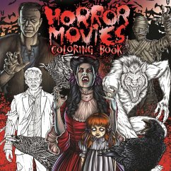 Horror Movies Adult Coloring Book - Igloobooks