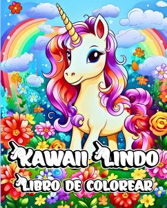 Libro de Colorear de Kawaii Lindo - Helle, Luna B.