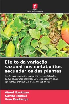 Efeito da variação sazonal nos metabolitos secundários das plantas - Gauttam, Vinod;Munjal, Kavita;Budhiraja, Uma