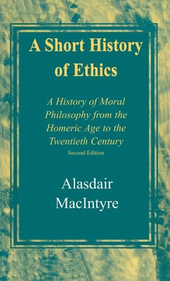 A Short History of Ethics - Macintyre, Alasdair