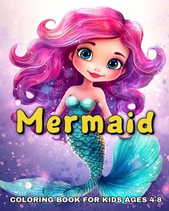 Mermaid Coloring Book for Kids Ages 4-8 - Camy, Camelia