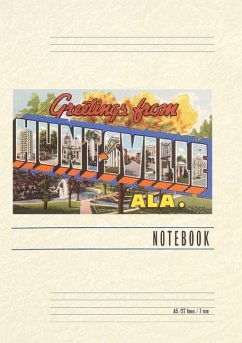 Vintage Lined Notebook Greetings from Huntsville