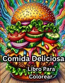 Libro Para Colorear Comida Deliciosa