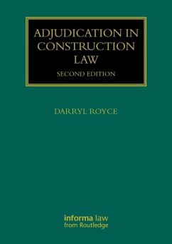 Adjudication in Construction Law - Royce, Darryl
