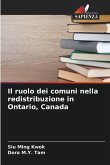 Il ruolo dei comuni nella redistribuzione in Ontario, Canada