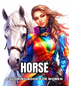 Horses Coloring Book for Women - Camy, Camelia