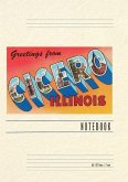 Vintage Lined Notebook Greetings from Cicero, Illinois