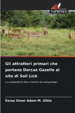 Gli attrattori primari che portano Dorcas Gazelle al sito di Soil Lick - Adam M. Gibla, Esraa Omer