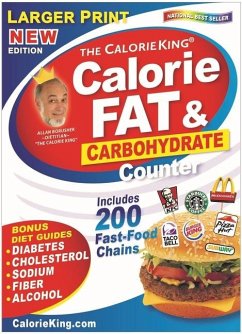 Calorieking Larger Print Calorie, Fat & Carbohydrate Counter - Borushek, Allan