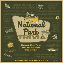 National Park Trivia 2025 12 X 12 Wall Calendar - Willow Creek Press