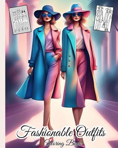 Fashionable Outfits Coloring Book - Nguyen, Thy