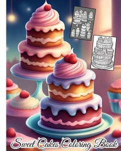 Sweet Cakes Coloring Book For Kids - Nguyen, Thy