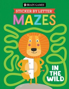 Brain Games - Sticker by Letter - Mazes: In the Wild - Publications International Ltd; Brain Games; New Seasons