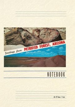 Vintage Lined Notebook Greetings from Petrified Forest