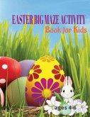 Easter Big Maze Activity Book for Kids