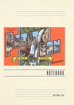Vintage Lined Notebook Greetings from Petit Jean