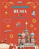 Explorando Rusia - Libro cultural para colorear - Diseños creativos de símbolos rusos