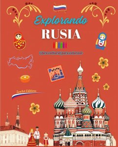 Explorando Rusia - Libro cultural para colorear - Diseños creativos de símbolos rusos - Editions, Zenart