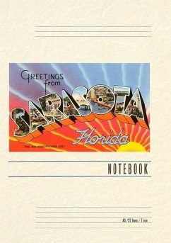 Vintage Lined Notebook Greetings from Sarasota, Florida