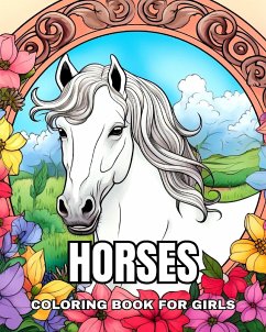 Horses Coloring Book for Girls - Camy, Camelia