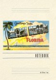 Vintage Lined Notebook Greetings from Miami Beach, Florida