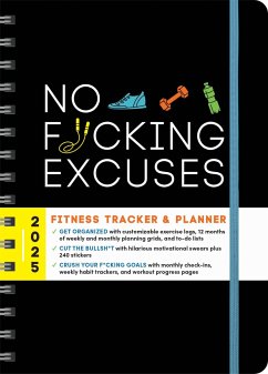 2025 No F*cking Excuses Fitness Tracker - Sourcebooks